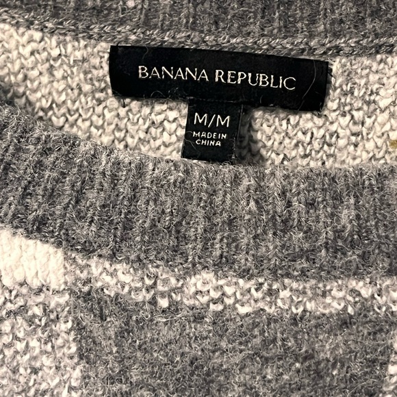 Grey check crew neck sweater - Picture 5 of 5